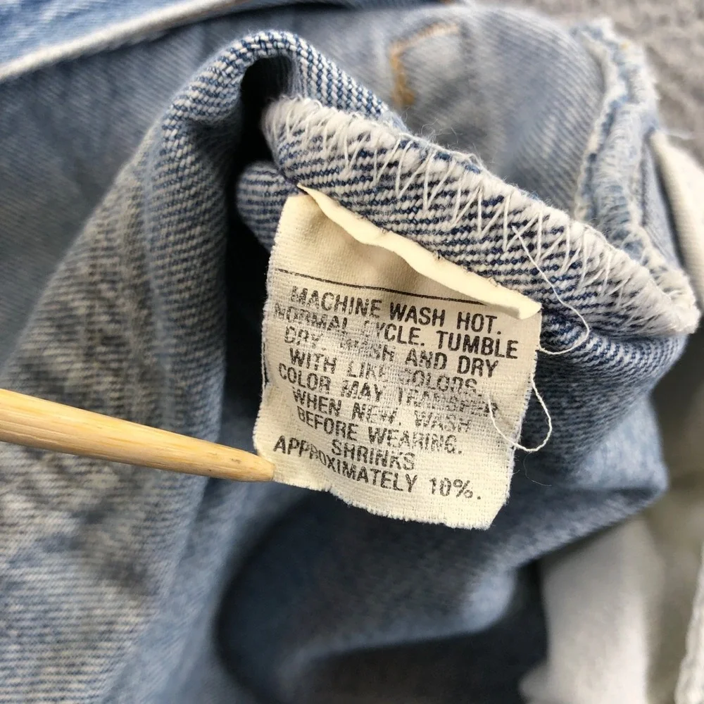 Vintage Levis Jeans Mens 36x31 (Fits 34x29) Blue 501 XX Faded Made In USA 80s